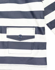 Striped Raincoat Navy Stripe