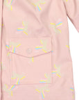 Flying Unicorn Raincoat Dusty Pink