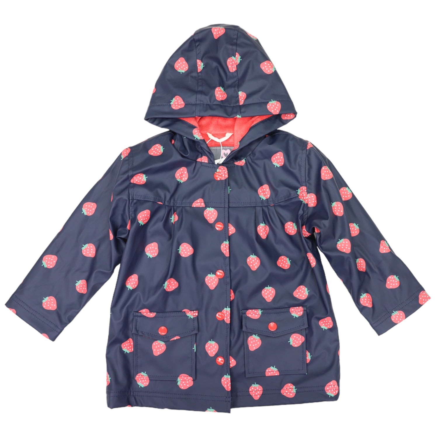 Strawberry Raincoat Navy