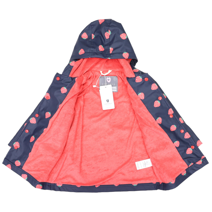 Strawberry Raincoat Navy