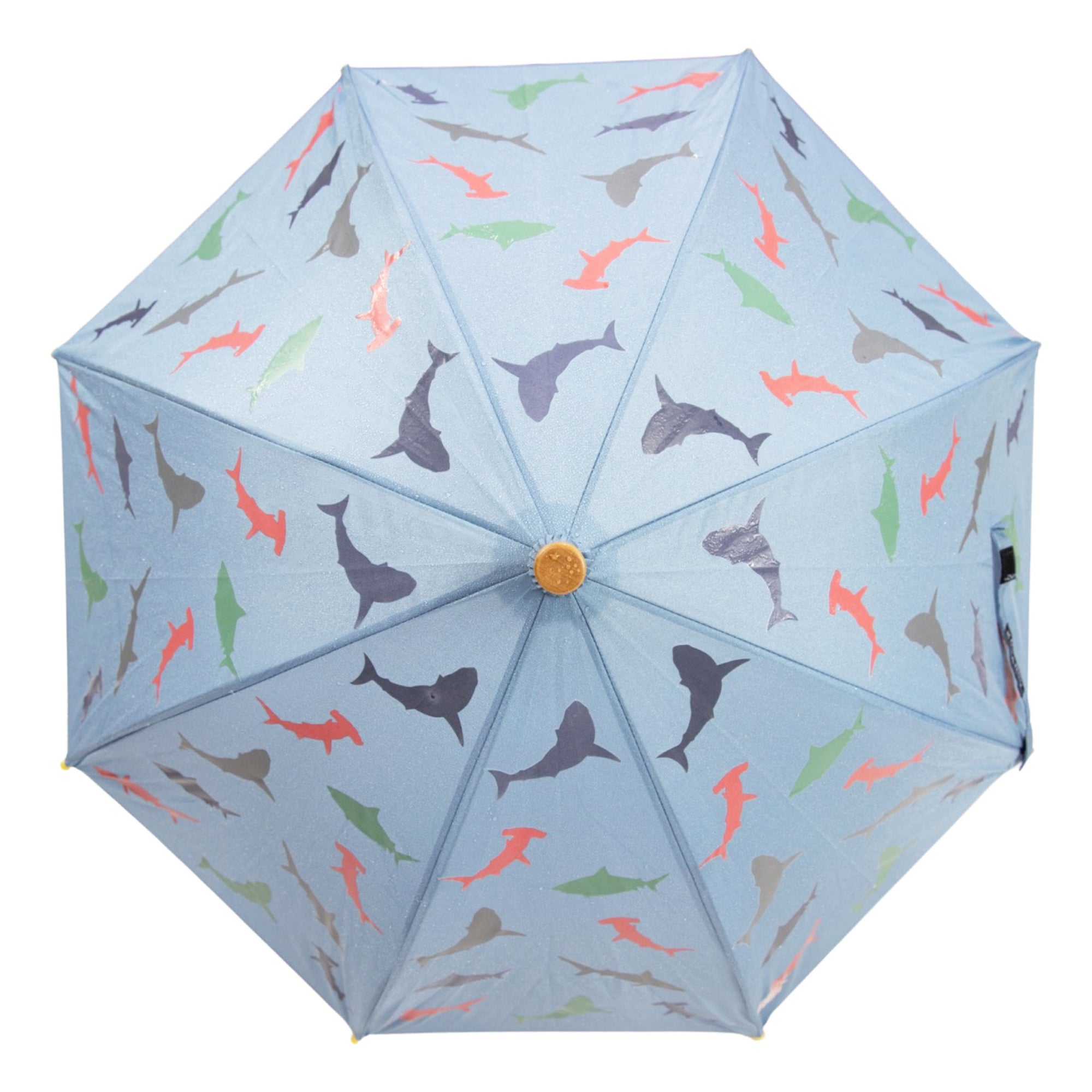 Colour Change Shark Umbrella Blue