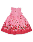 Strawberry Hearts Frill Dress Pink