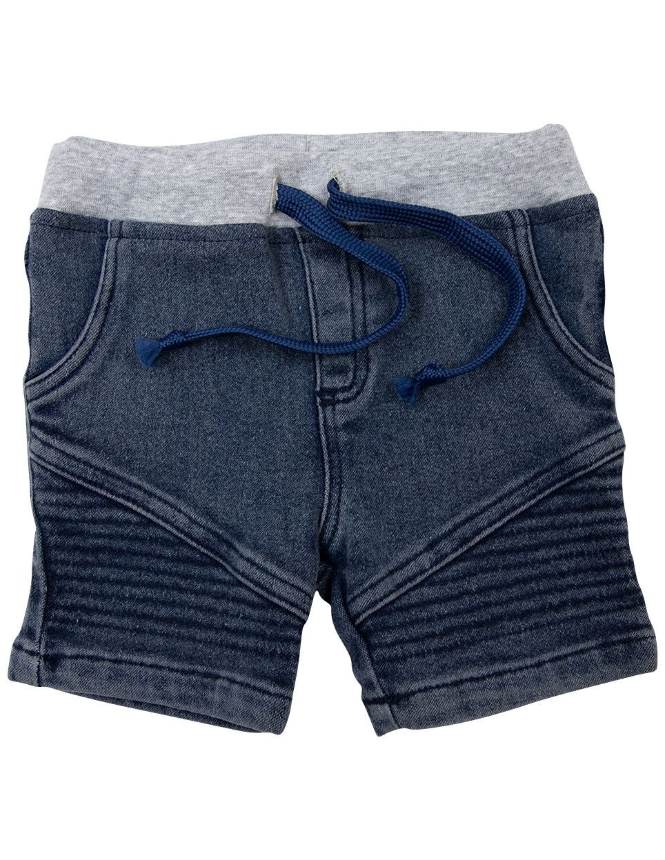 Stretch Denim Short Mid Wash