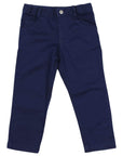 Stretch Twill Chino with Adjustable Waist Navy