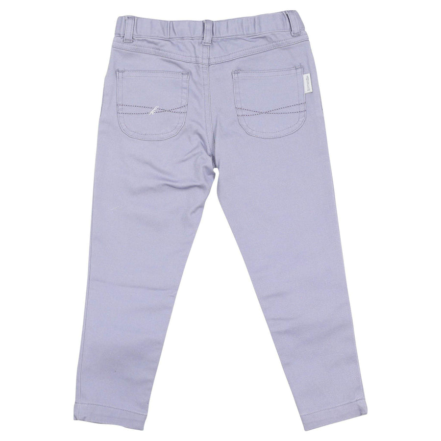 Stretch Chino with Adjustable Waist Grey