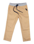 Stretch Twill Chino Sheepskin with Drawstring