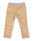 Stretch Twill Chino Sheepskin with Drawstring