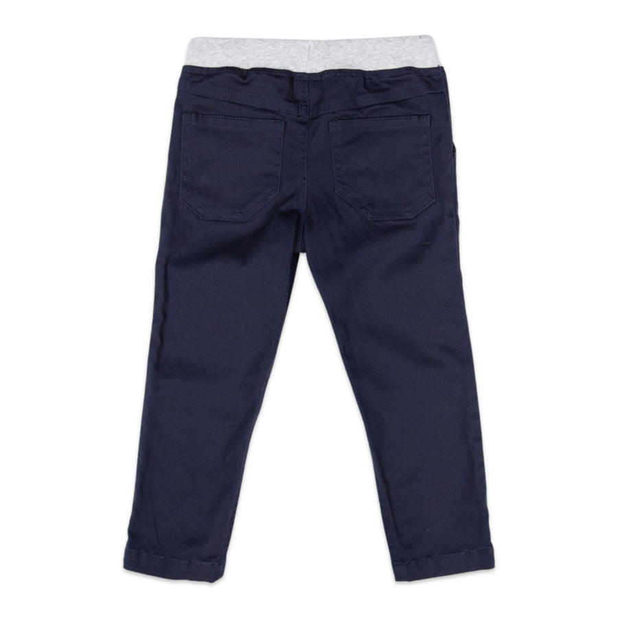 Stretch Twill Chino Navy with Drawstring