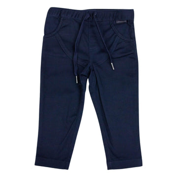 Stretch Twill Pant with Drawstring Navy