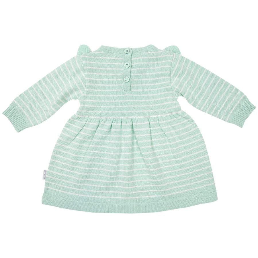 Striped Knit Dress Mint