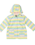 Striped Raincoat Pastel Pink