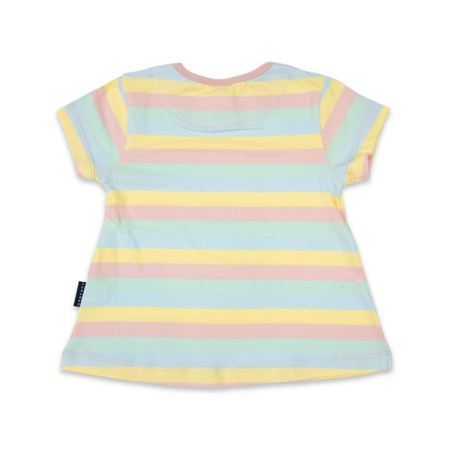 Rainbow Striped Swing Top