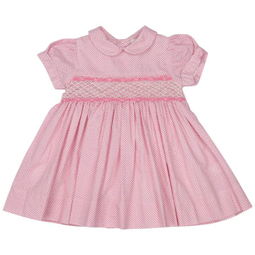 Classic Smocked Dress Pink