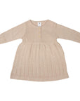 Textured Knit Dress Ivory