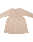 Textured Knit Dress Ivory