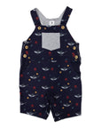 Under the Sea Cotton Overall Navy