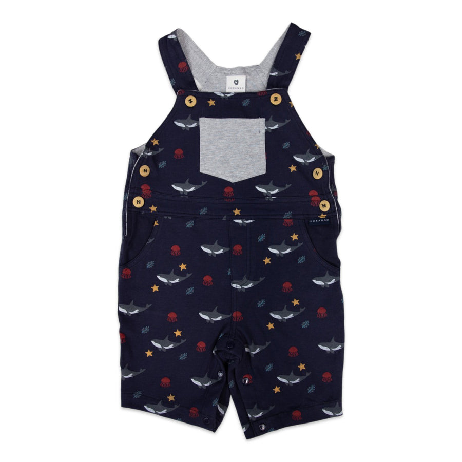Under the Sea Cotton Overall Navy