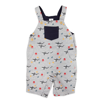 Under the Sea Cotton Overall Grey