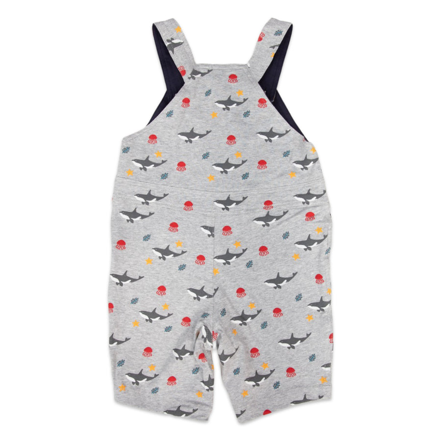 Under the Sea Cotton Overall Grey