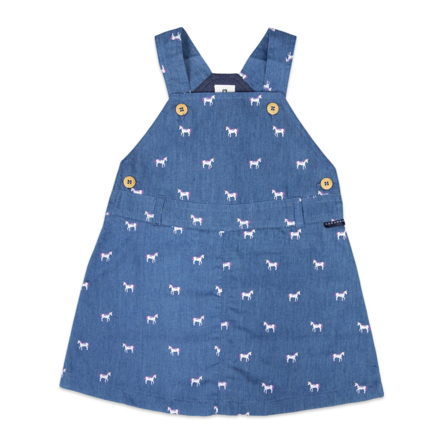 Unicorn Printed Pinafore Light