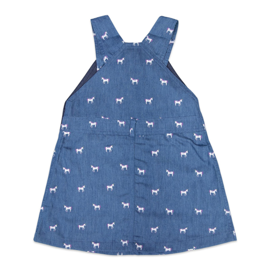 Unicorn Printed Pinafore Light