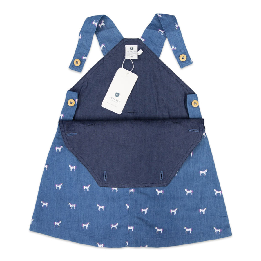 Unicorn Printed Pinafore Light