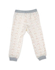 Unicorns & Rainbows Print Cotton Pant Cream