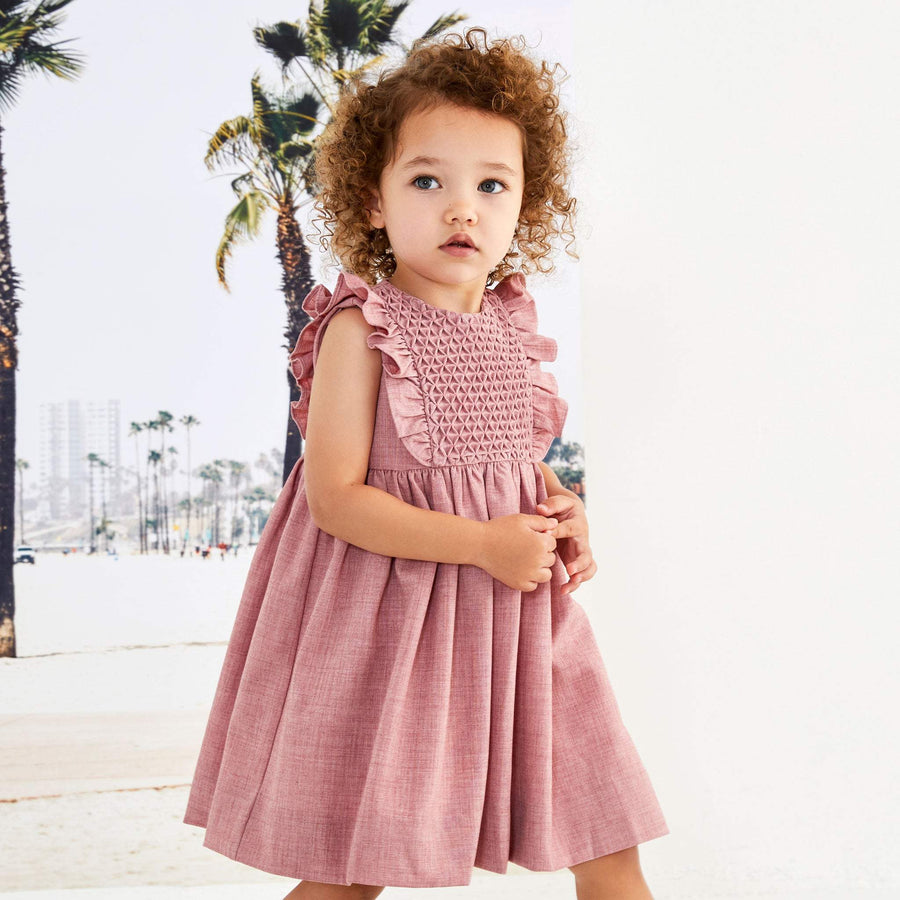 Smocked Pink Dress