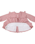 Soft Woven Frill Blouse Pink