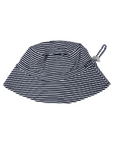 Cotton Sun Hat Navy Stripe