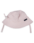 Cotton Sun Hat Dusty Pink Stripe