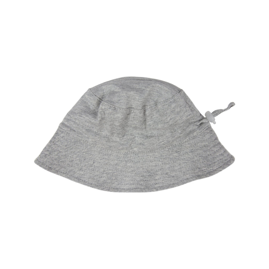 Cotton Sun Hat Grey Marle