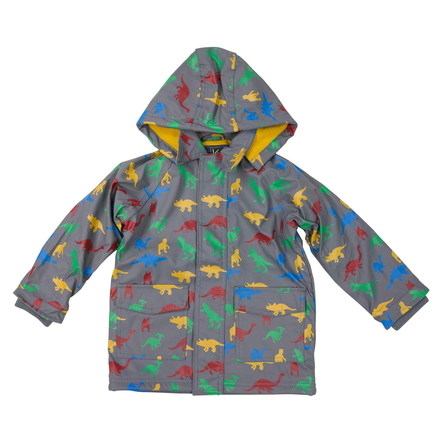 Fleece Lined Jurassic Raincoat Charcoal