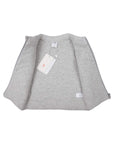 Lined Knit Vest Grey Marle