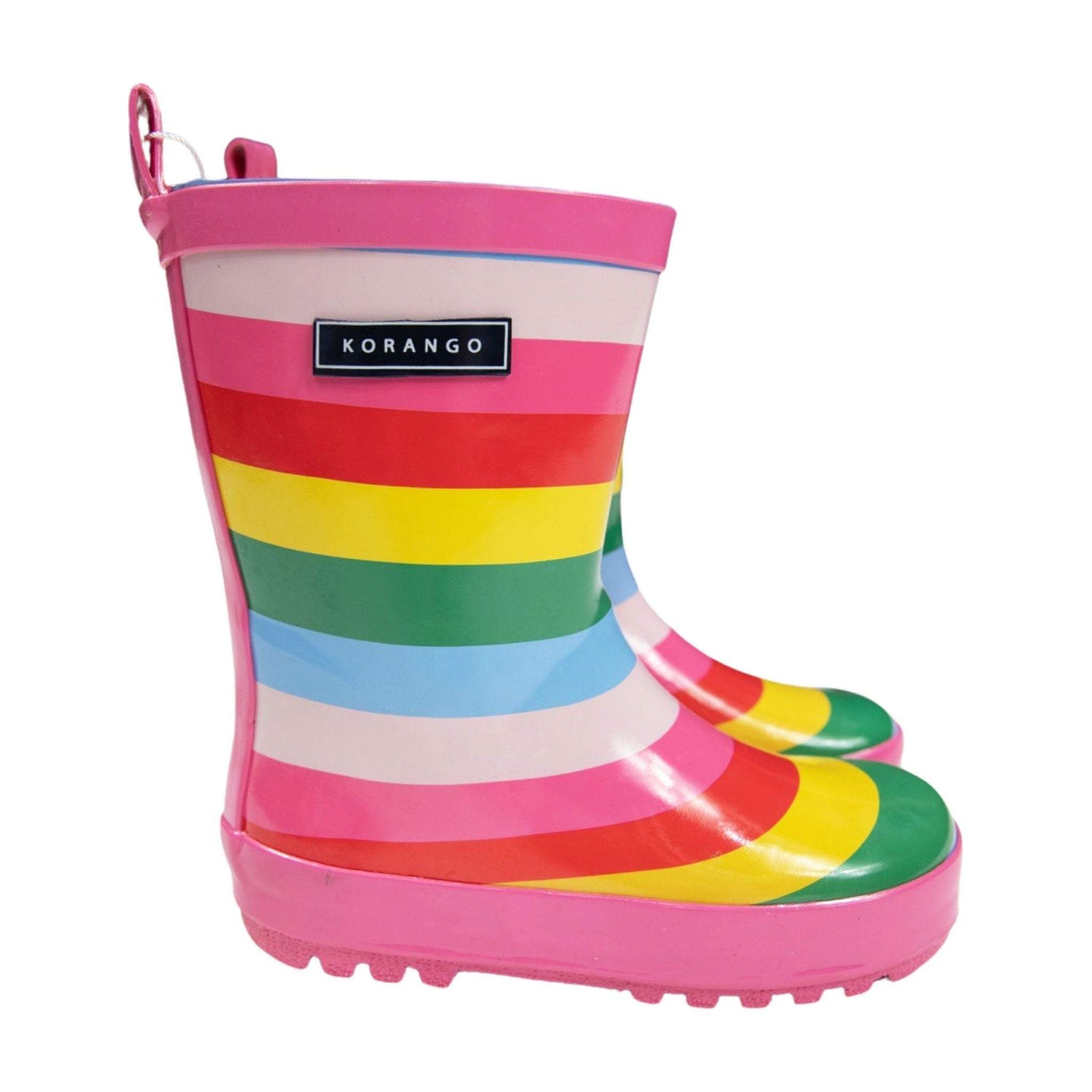 Rainbow Striped Gumboot Rainbow